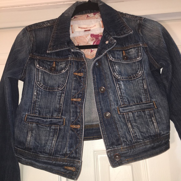 Mossimo Denim ~ Cropped Jean Jacket - Picture 2 of 5